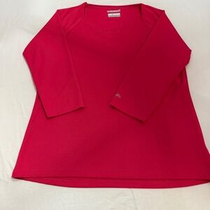 Columbia PFG Omni-Shade Sun Shirt XL | Pink 3/4 Sleeve Outdoor Top